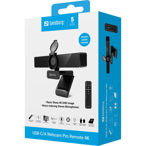 Sandberg USB-C/A Webcam Pro Remote 4K – image 9