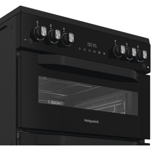 Hotpoint HDG6GDCB1 60 cm Gas Cooker - Black - image 6