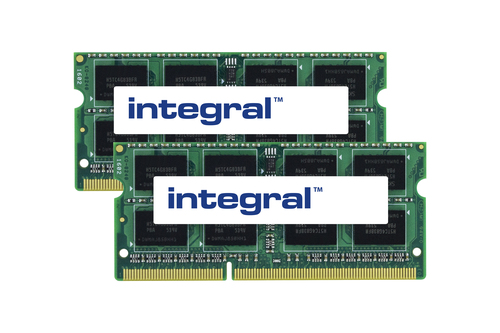 Integral 8GB (2X4GB) LAPTOP RAM MODULE KIT DDR3 1600MHZ PC3-12800 UNBUFFERED NON-ECC SODIMM