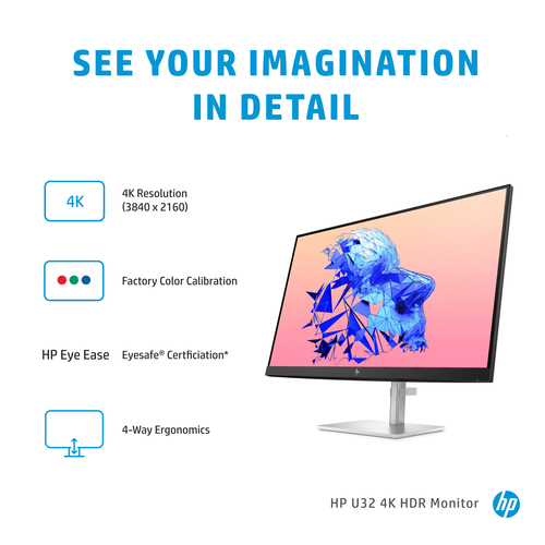 HP U32 4K HDR Monitor – image 8