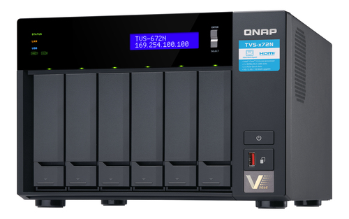 QNAP TVS-672N NAS Tower Intel® Core™ i3 i3-8100T – image 6