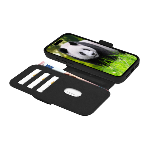 DBramante1928 Lynge iPhone 17 Pro Max Book Case Leer met MagSafe Zwart, afbeelding 2