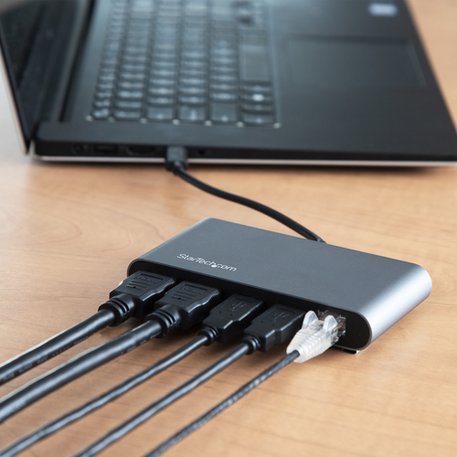 StarTech.com Dual 4K Monitor Mini Thunderbolt 3 Dock with HDMI - Mac & Windows Docking Station - Discontinued, Limited Stock, & Replaced by TB3DKM2HDL (TB3DKM2H – image 5