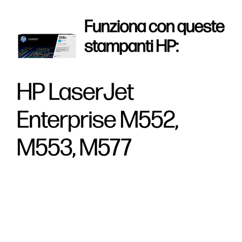 HP 508A – Toner ciano originale