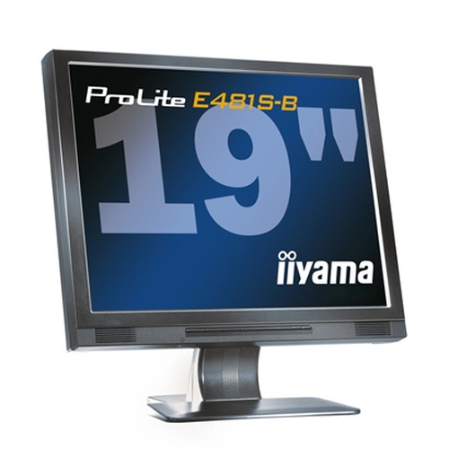 iiyama ProLite E481S 19" TFT .29 80kHz MM Black