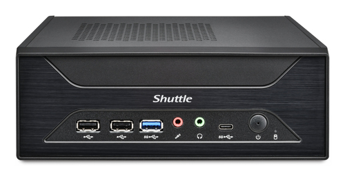 Shuttle XPC slim Barebone XH810 - S1851, Intel H810, 1xDP, 2xHDMI, 3x COM (RS232) , 2x Intel LAN,2x2, afbeelding 3