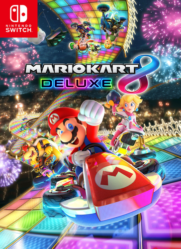 Nintendo Switch+Mario Kart 8+Joy Con Wheel – image 4