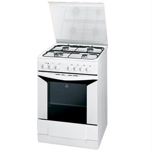 Indesit K6G11S(W) Freestanding cooker Electric Gas White