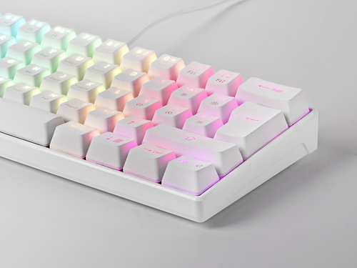 Mars Gaming MKMINIWRFR Ultra-Compact Mechanical Keyboard Full RGB Chroma Switch OUTEMU PRO Red White French Language – image 5
