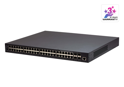 ATEN ES0152P network switch Managed L3 Gigabit Ethernet (10/100/1000) Power over Ethernet (PoE) 1U Black – image 1