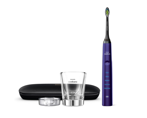 Philips Sonicare DiamondClean HX9371/71 electric toothbrush Adult Sonic toothbrush Black, Purple