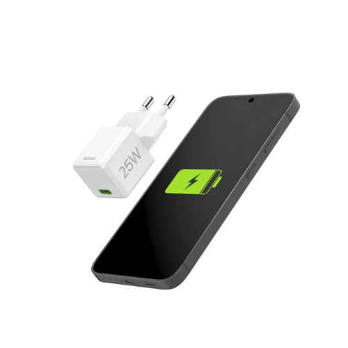 Hama Fast Charger USB-C PD/Qualcomm® Super-Mini Charger 25 W Oplader Wit, afbeelding 9