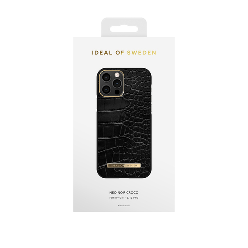 iDeal of Sweden Atelier Case iPhone 12 / 12 Pro Neo Noir Croco – image 5