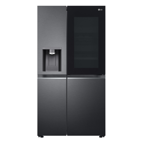 LG InstaView™ ThinQ™ GSXV90MCAE American Fridge Freezer – image 1
