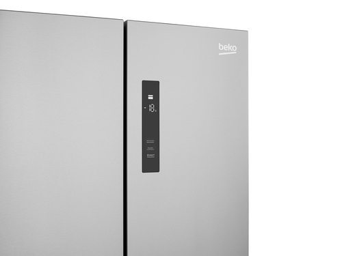 Beko MN13790PX Freestanding Frost Free American Style Fridge Freezer with Fast Freeze – image 4