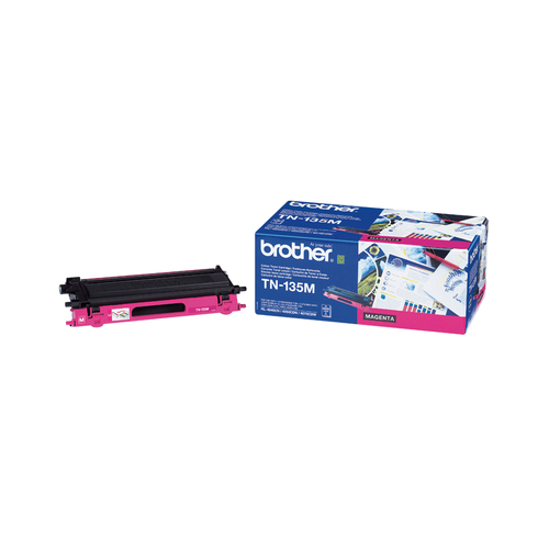 Original Brother TN-135M Magenta Toner Cartridge - image 1