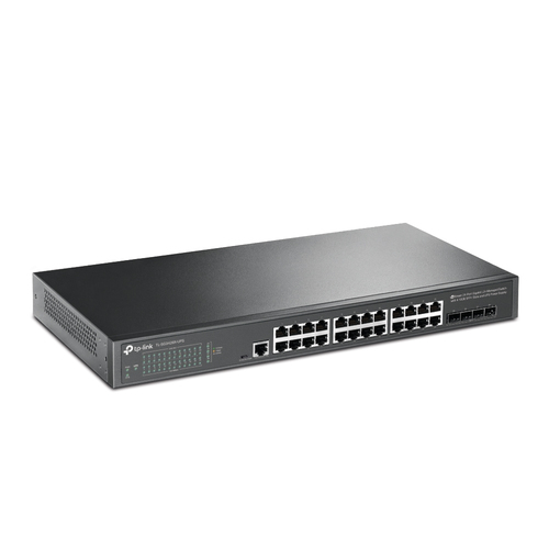 TP-Link JetStream TL-SG3428X-UPS netwerk-switch Managed L2+/L3 Gigabit Ethernet (10/100/1000) 1U Zwa, afbeelding 2