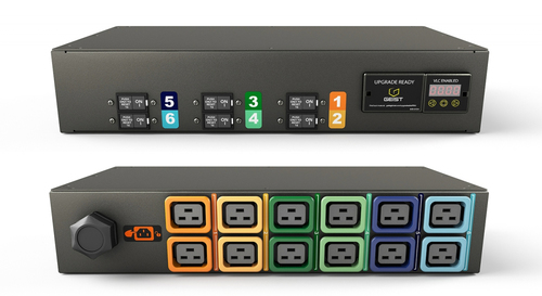 Vertiv MG01D2R1-12L193-3PS56B2H10-S блок распределения питания 12 розетка(и) 2U Черный