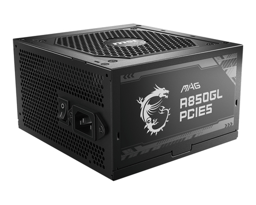 FUENTE DE PODER MSI 850W/80 PLUS GOLD /NEGRO/ATX/MODULAR MAG A850GL PCIE5 - MAG A850GL PCIE5