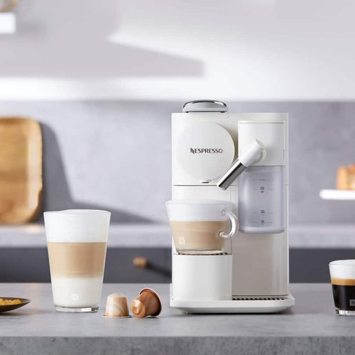 Delonghi Lattissima One Nespresso Pod coffee machine White - White - image 7