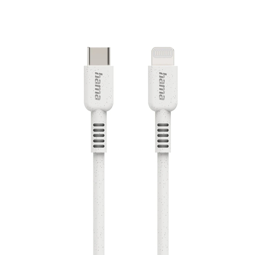 Hama 00187284 USB cable 1 m USB C Lightning White