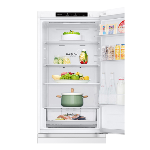 LG NatureFRESH GBV21L0ESW Fridge Freezer - White - E Rated – image 7