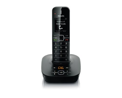 Philips CD4801B DECT telephone Caller ID Black