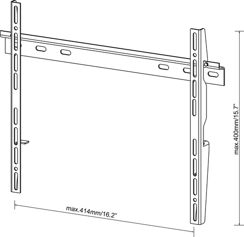 Vogel's M42000 FLAT WALL MOUNT 32-55 INCH – image 2