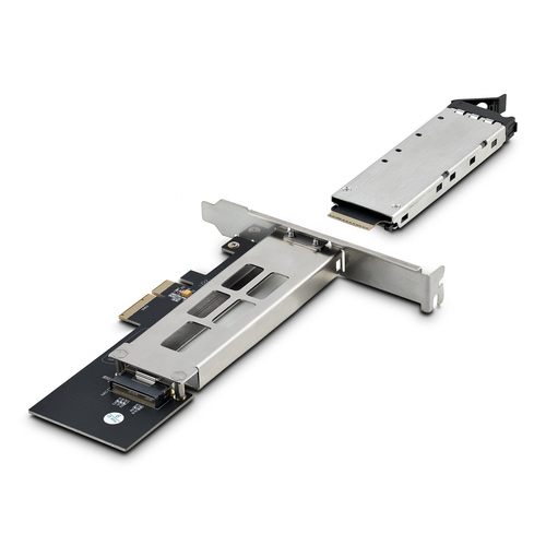 StarTech.com M.2 NVMe SSD to PCIe x4 Mobile RackBackplane with Removable Tray for PCI Express Expansion Slot, Tool-less Installation, PCIe 4.03.0, afbeelding 3