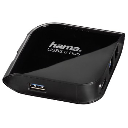 Hama 00039876 laptop dock/port replicator Black