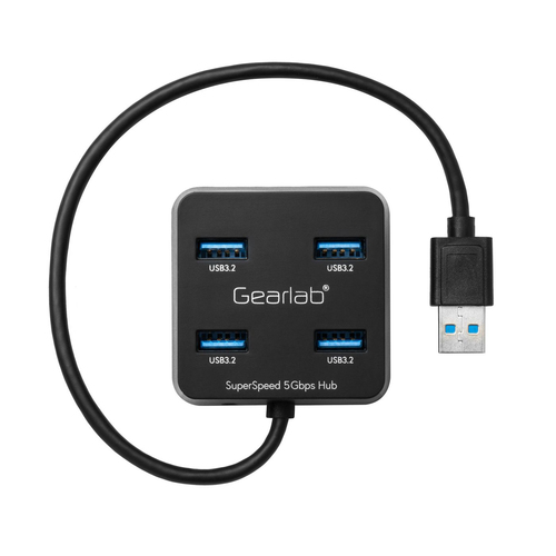 eSTUFF GLB235401 хаб-разветвитель USB 3.2 Gen 1 (3.1 Gen 1) Type-A 5000 Мбит/с Черный