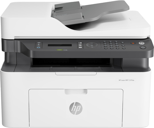 МФУ HP Laser MFP 137fnw 4ZB84A#B19, A4, лазерное ч/б, 20 стр/мин, Wi-Fi