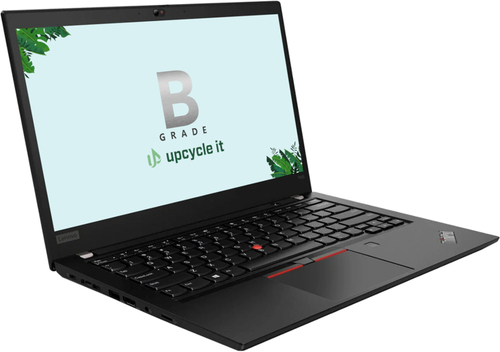 upcycle it Lenovo ThinkPad T495 (Refurbished) B AMD Ryzen™ 5 3500U Ноутбук 35,6 cm (14") Full HD 6 GB DDR4-SDRAM 256 GB Твердотельный накопитель (SSD) Wi-Fi 5 (802.11ac) Windows 11 Pro Черный Северные страны