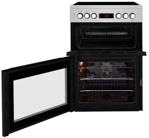 Beko XTC653S cooker Freestanding cooker Electric Ceramic hob Silver – image 2
