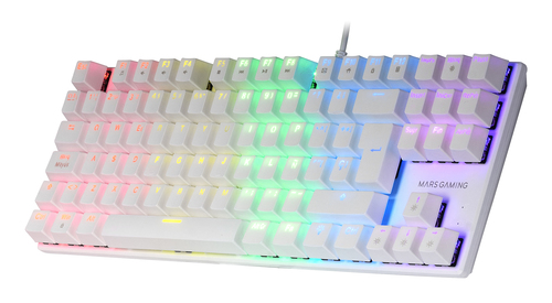 Mars Gaming MK80W keyboard USB QWERTY Italian White – image 2