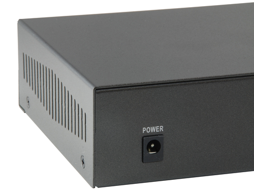 LevelOne 10-Port Gigabit PoE Switch, 8 PoE Outputs, 2 x SFP, 802.3at/af PoE – image 5
