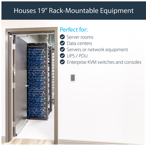StarTech.com 45U 3300lb High Capacity 4 Post Open Server Equipment Rack - Flat Pack – image 7