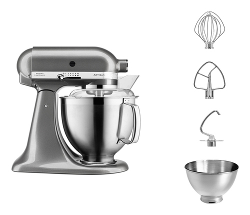 KitchenAid 5KSM185PSEMS Tingrijs, afbeelding 2
