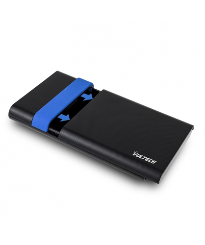 Vultech GS-15U3 caja para disco duro externo Caja de disco duro (HDD) Negro, Azul 2.5"