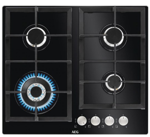 AEG HKB64440NB Черный Встроенный 59 cm Газовый 4 зона(ы)