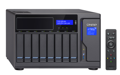QNAP TVS-882BR-i5-16G 16TB 8x2TB Seagate IronWolf 8 Bay NAS Desktop – image 5
