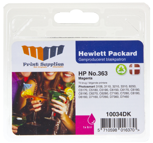 MM Magenta Inkjet Cartridge - Replaces HP No.363 (C8772EE)