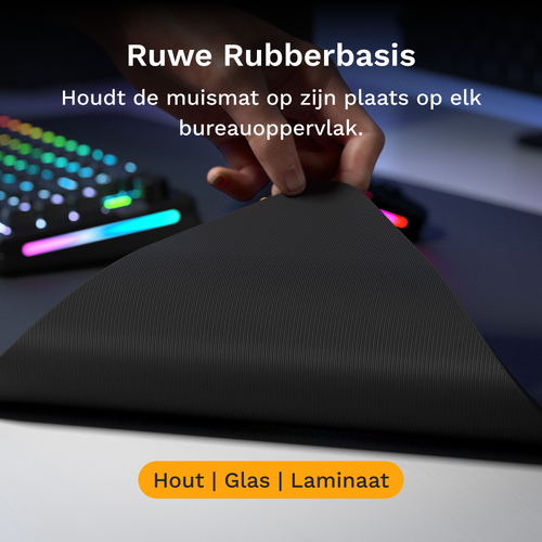 Glorious Mouse Pad 2 Large Extended - Edgeless - Muismat Zwart, afbeelding 6