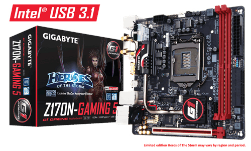 GIGABYTE GA-Z170N-Gaming 5