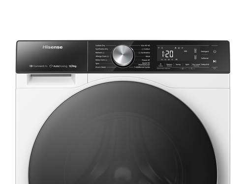 Hisense WDS1245BW washer dryer Freestanding Front-load White – image 2