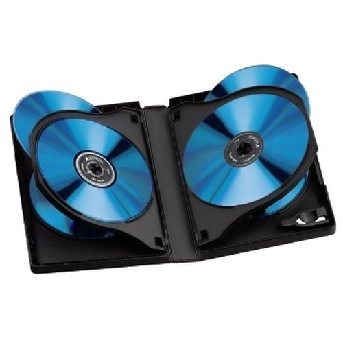 Product image: Hama DVD Box 6, Black, Pack - 3 pieces 6 discs
