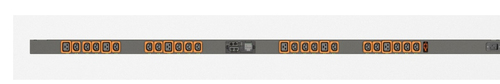 Vertiv MUU5MGB0-24PH67-2C20A9A00-S power distribution unit (PDU) 24 AC outlet(s) Black