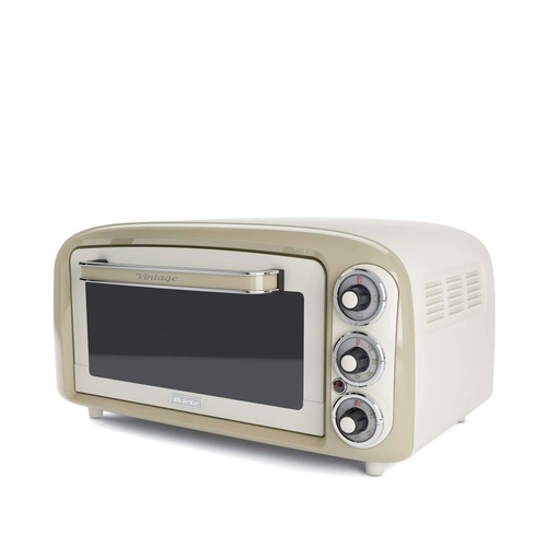 Ariete Vintage 979 Electric Mini Oven - Cream, Brown,Cream - image 1