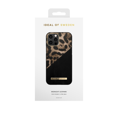 iDeal of Sweden Atelier Case iPhone 12 PRO MAX Midnight Leoprd – image 1