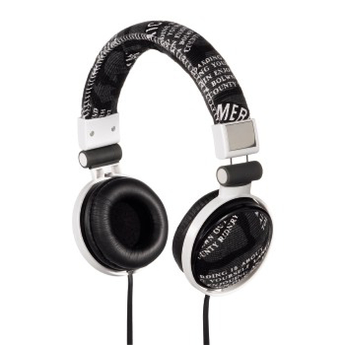 Hama Print Headphones Wired Neck-band Black, White